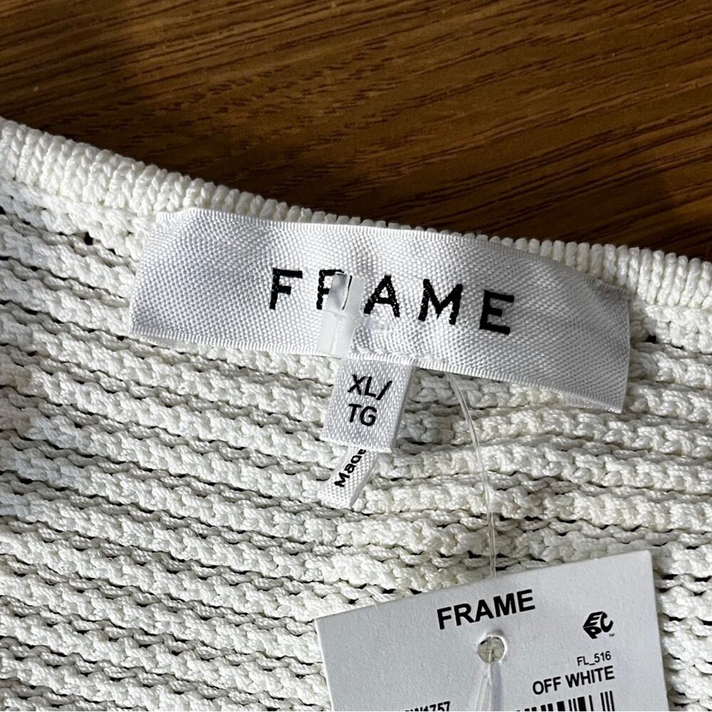 Frame Corset Crochet Midi dress off-white - XL - Picture 10 of 12